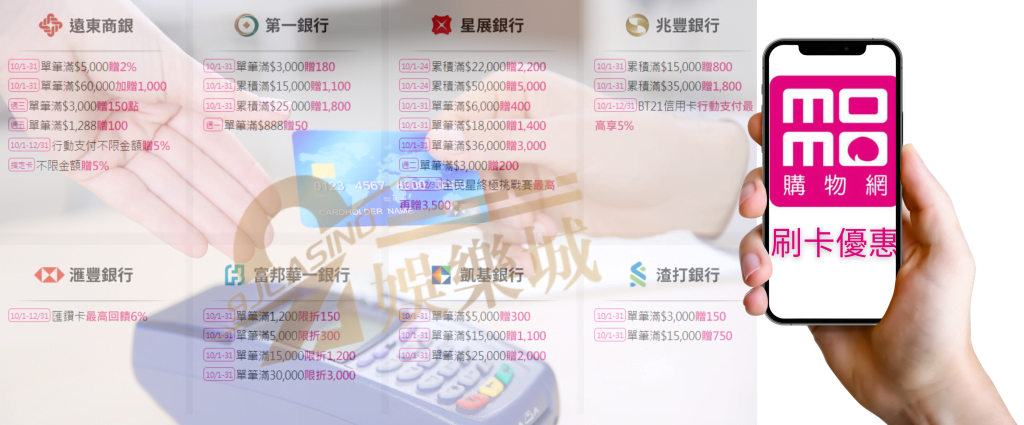 MOMO刷卡優惠