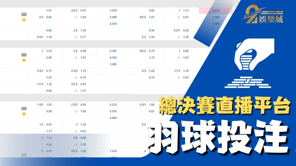 2022羽球總決賽