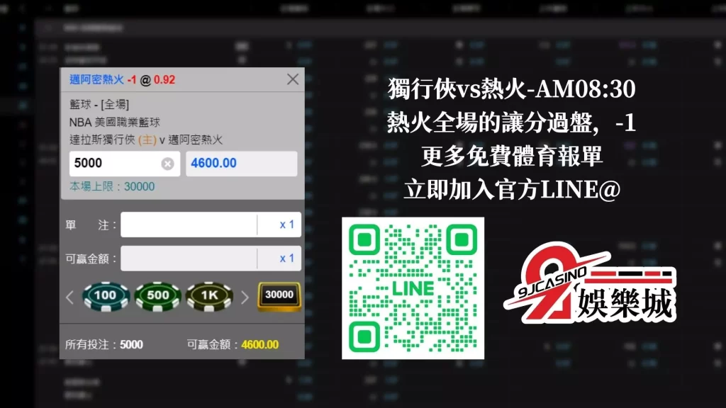NBA賽前分析投注推薦-0121-獨行俠vs熱火-AM0830-3A娛樂城