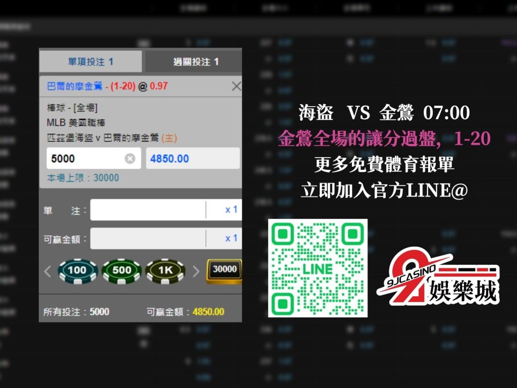 MLB賽前分析--巴爾的摩金瑩 vs 匹茲堡海盜 07_00-3A娛樂城 (3)