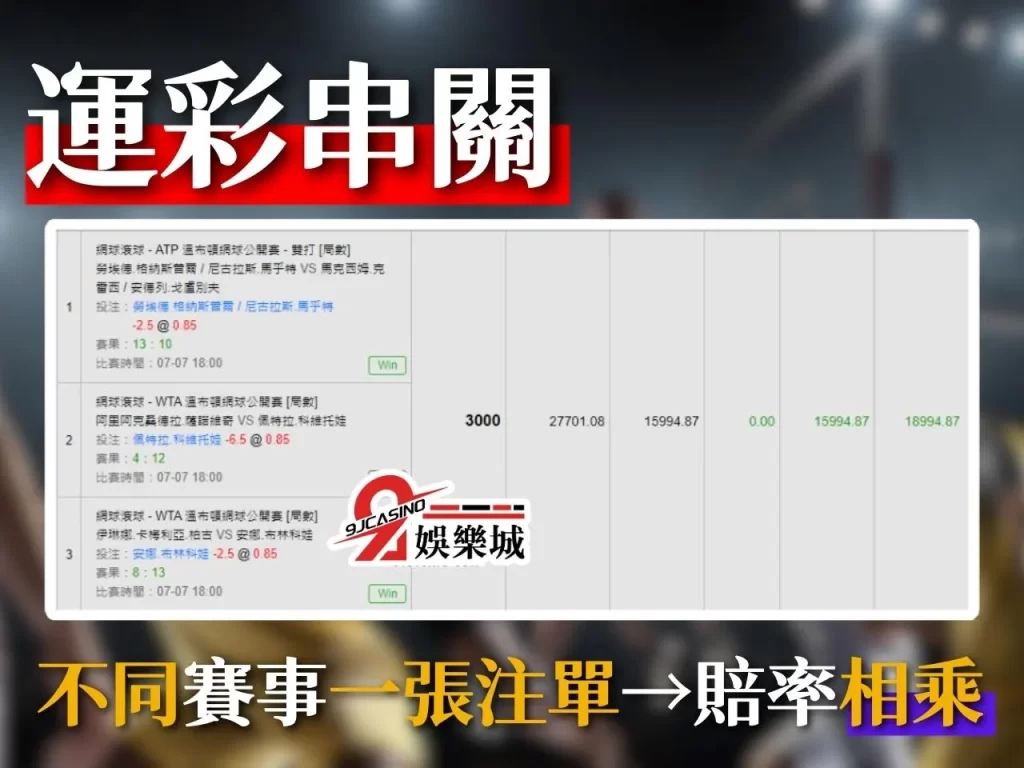 籃球運彩 網球運彩 排球運彩