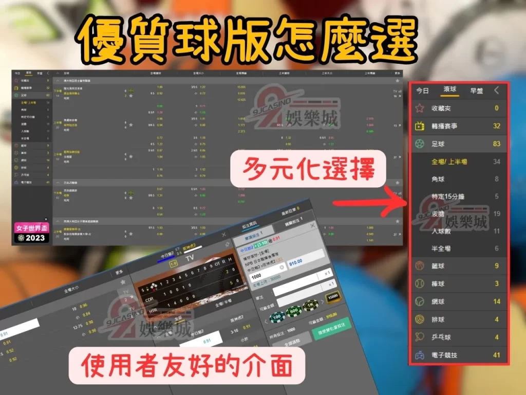 球版種類 球版怎麼選 3A娛樂城